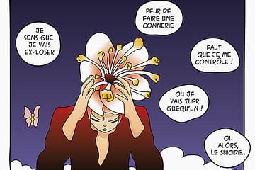 BD dessin fleur bach prunier cherry plum